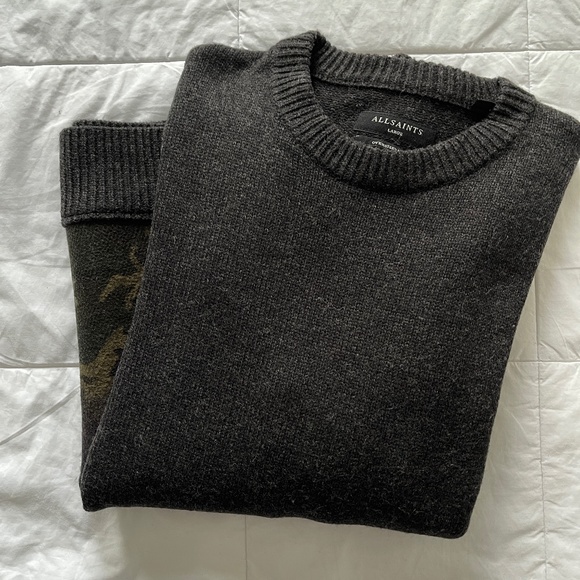 Allsaints Barra crew Sweater - size large - Wool - AW14 collection - RARE PIECE - Picture 4 of 8